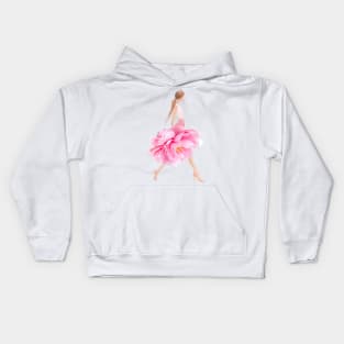 Fashion peonies Kids Hoodie